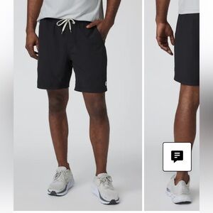 Vuori Black Kore Short Lined 7" Size L brand new